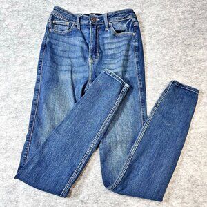 Hollister Womens Size 1 long W25 L31 High-Rise Super Skinny Jeans Stretch